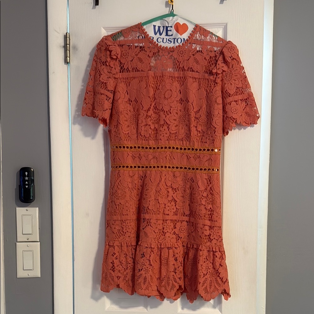 Saylor Lace Short Sleeve Dress